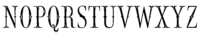 Norman Variable Regular Font UPPERCASE