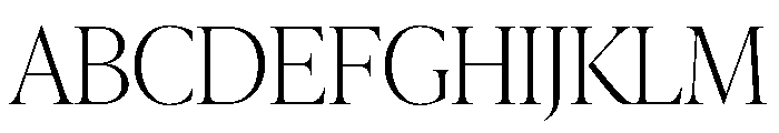 Norman Variable Thin Font UPPERCASE