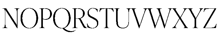 Norman Variable Thin Font UPPERCASE