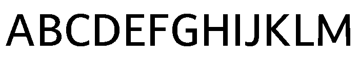 Noto Music Medium Font UPPERCASE