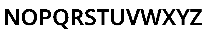 Noto Sans Lao Looped Semibold Font UPPERCASE