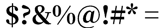 Noto Serif JP ExtraBold Font OTHER CHARS