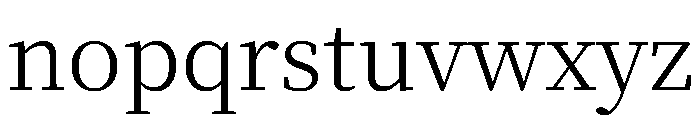 Noto Serif JP Light Font LOWERCASE
