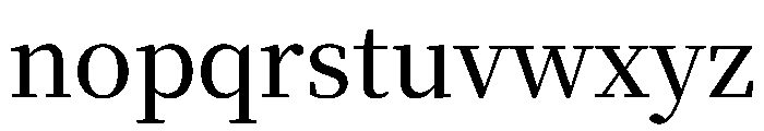 Noto Serif JP Medium Font LOWERCASE