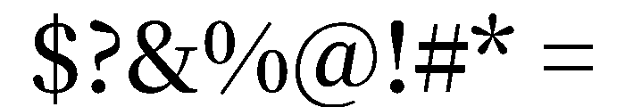 Noto Serif JP SemiBold Font OTHER CHARS