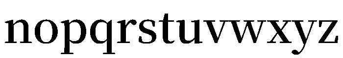 Noto Serif JP SemiBold Font LOWERCASE