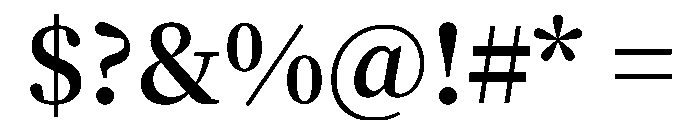 Noto Serif SC Bold Font OTHER CHARS