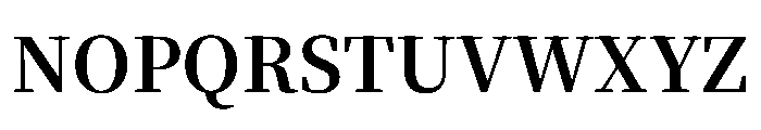 Noto Serif SC Bold Font UPPERCASE