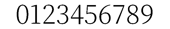 Noto Serif SC ExtraLight Font OTHER CHARS
