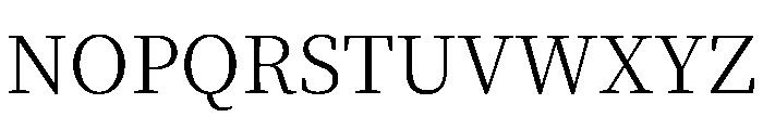 Noto Serif SC Light Font UPPERCASE
