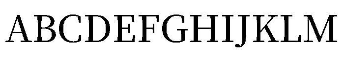 Noto Serif SC Medium Font UPPERCASE