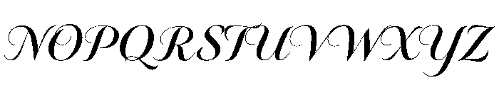 Novantique Script Bold Font UPPERCASE