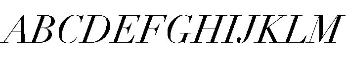 Novantique Script Italic Font UPPERCASE