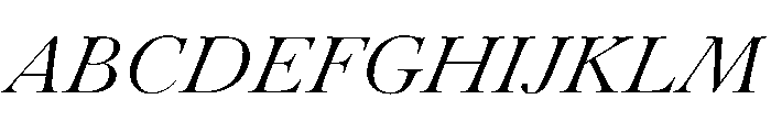 Novantique Script Light Italic Font UPPERCASE