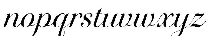 Novantique Script Light Font LOWERCASE