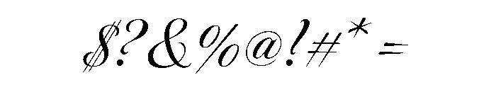 Novantique Script Medium Font OTHER CHARS