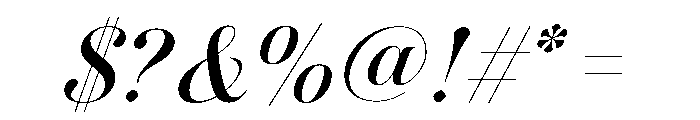 Novantique Script Regular Font OTHER CHARS