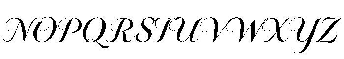 Novantique Script Regular Font UPPERCASE