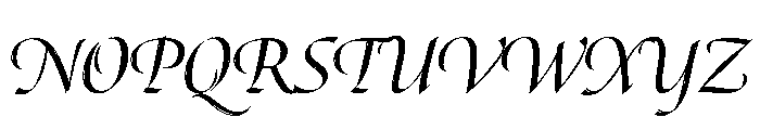Novantique Script Semibold Italic Font UPPERCASE