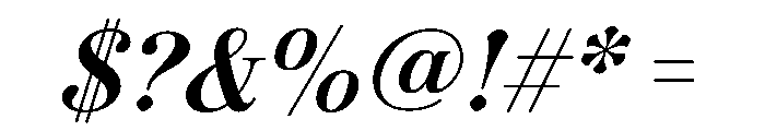 Novantique Serif Bold Italic Font OTHER CHARS