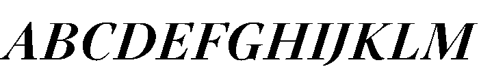Novantique Serif Bold Italic Font UPPERCASE
