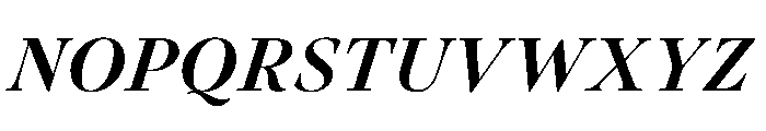 Novantique Serif Bold Italic Font UPPERCASE