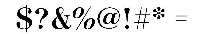 Novantique Serif Bold Font OTHER CHARS