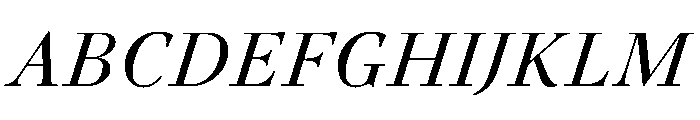 Novantique Serif Light Italic Font UPPERCASE