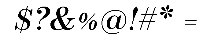 Novantique Serif Medium Italic Font OTHER CHARS
