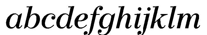 Novantique Serif Medium Italic FONT