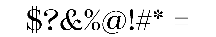 Novantique Serif Medium Font OTHER CHARS