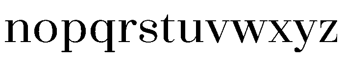 Novantique Serif Medium Font LOWERCASE