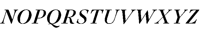 Novantique Serif Regular Italic Font UPPERCASE