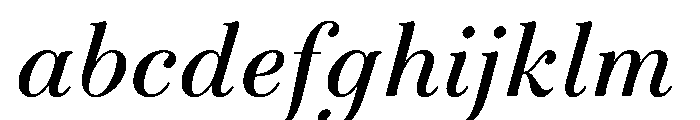 Novantique Serif Regular Italic FONT