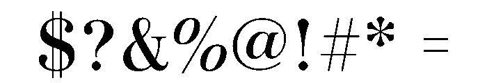 Novantique Serif Regular Font OTHER CHARS