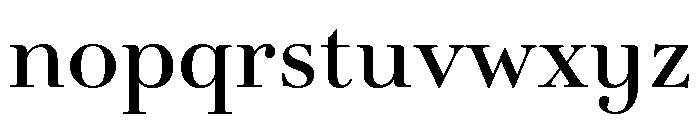 Novantique Serif Regular Font LOWERCASE