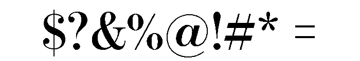 Novantique Serif Semibold Font OTHER CHARS