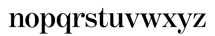 Novantique Serif Semibold Font LOWERCASE