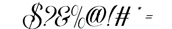 NOCTHANE-Regular Font OTHER CHARS