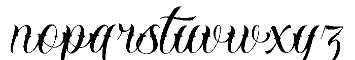 NOCTHANE-Regular Font LOWERCASE
