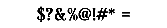NOIRVEXA Font OTHER CHARS