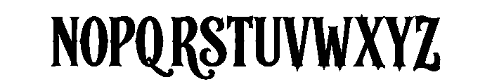 NOIRVEXA Font UPPERCASE