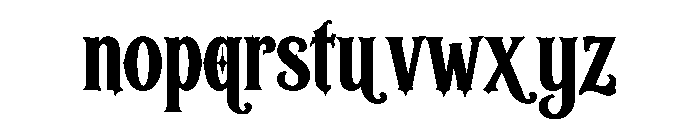 NOIRVEXA Font LOWERCASE