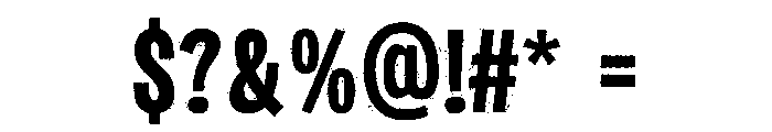 NOISEYOUTH GRUNGE Font OTHER CHARS