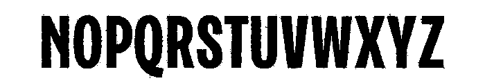 NOISEYOUTH GRUNGE Font LOWERCASE