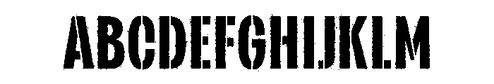 NOISEYOUTH STENCIL FONT
