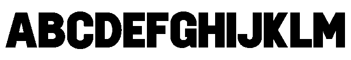 NOISTER-Regular Font UPPERCASE