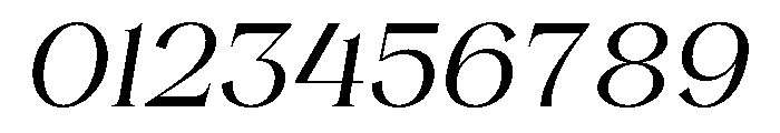 NOLANS Italic Font OTHER CHARS