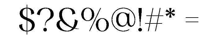 NOLANS Regular Font OTHER CHARS