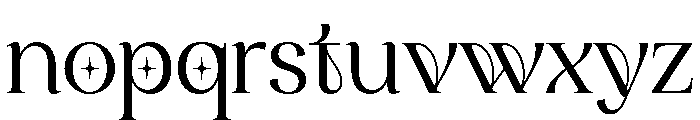NOLANS Regular Font LOWERCASE